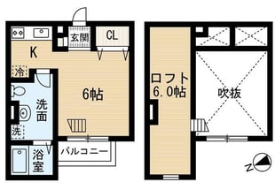 オレンジリーフ香ケ丘の物件間取画像